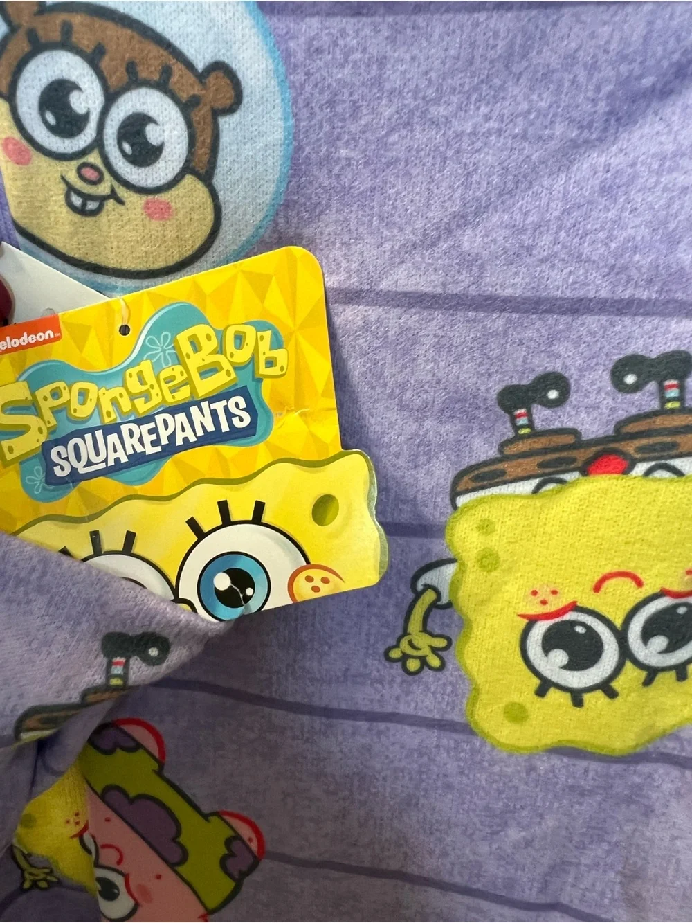 SpongeBob SquarePants girl's purple pajama set NWT size10 ~ $15